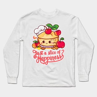 kawaii apple pie lover Long Sleeve T-Shirt